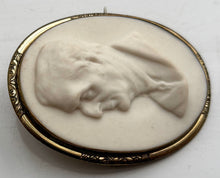 Duke of Wellington Parian Portrait Plaque Brooch, After William Boyton Kirk RHA, for W. H. Kerr & Co.