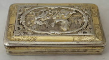 Early George II Silver Gilt Snuff Box, circa 1730.