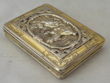 Early George II Silver Gilt Snuff Box, circa 1730.