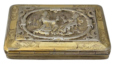 Early George II Silver Gilt Snuff Box, circa 1730.