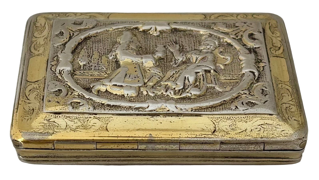 Early George II Silver Gilt Snuff Box, circa 1730.