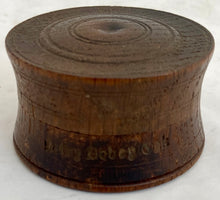 Selby Abbey Snuff Box, Made with Oak Saved From the 1906 Fire.