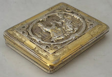 Early George II Silver Gilt Snuff Box, circa 1730.