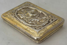 Early George II Silver Gilt Snuff Box, circa 1730.