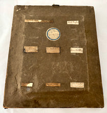 The Crimean War Allied Leaders, Framed Set of Nine Portrait Print Miniatures, After George Baxter.