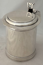 Charles II Style Silver Lidded Tankard. London 1912 Holland, Aldwinckle & Slater. 23 troy ounces.