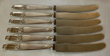 Cased Set of Silver Plated Dessert Cutlery Set for Six by Elkington & Co. Retailed by Manoah Rhodes.