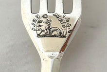 William IV Cased Set of Crested Silver and Carved Mother of Pearl Dessert Knives & Forks for Twelve. Sheffield 1831 George Hardisty.