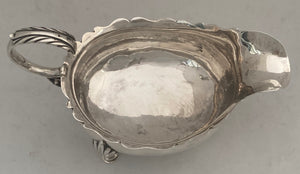 Georgian, George III, Silver Sauce Boat. London 1770 George Smith III. 3.4 troy ounces.