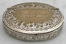 Admiral Sir George Henry Richards KCB FRS of HMS Plumper Silver Plated Snuff Box, circa 1856 - 1861.