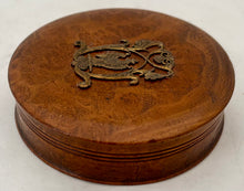 French Empire Gilt Metal Mounted Burr Wood Table Snuff Box.
