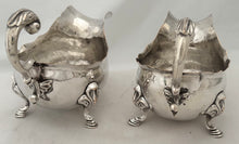 Pair of George III Old Sheffield Plate Sauce Boats, circa 1765.