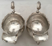 Pair of George III Old Sheffield Plate Sauce Boats, circa 1765.