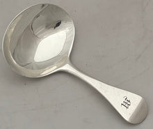 George III Silver Caddy Spoon. London 1814 Peter & William Bateman.