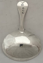 George III Silver Caddy Spoon. London 1814 Peter & William Bateman.