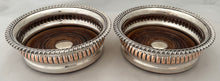 Pair of George IV Old Sheffield Plate Bottle Coasters, circa 1820.