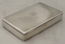 Victorian Silver Table Snuff Box. London 1857, John Harris. 7 troy ounces.