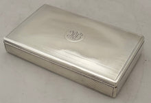 Victorian Silver Table Snuff Box. London 1857, John Harris. 7 troy ounces.