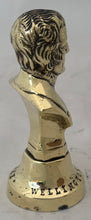 'Wellington The Iron Duke' 19th Century Brass Bust.