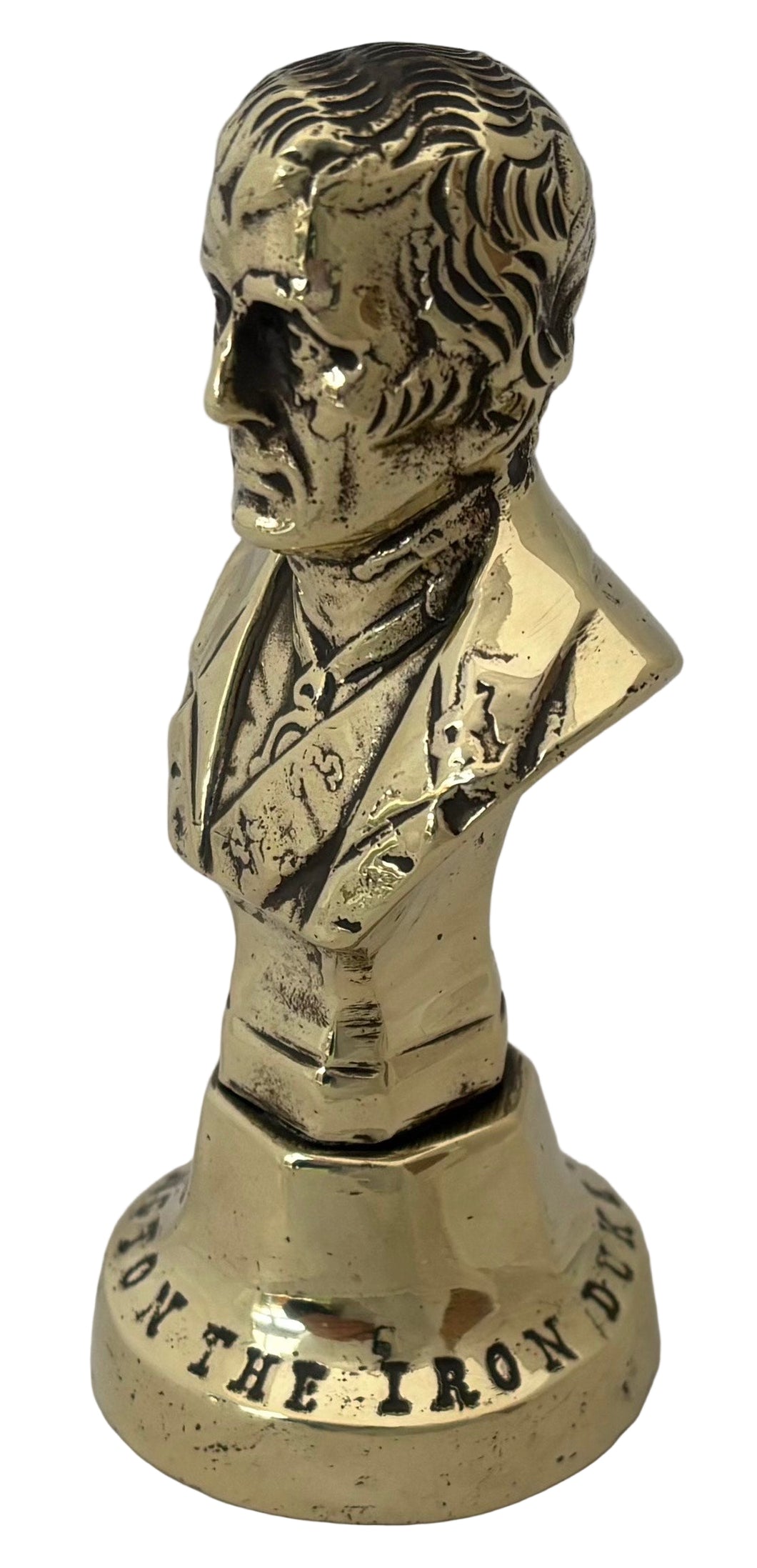 'Wellington The Iron Duke' 19th Century Brass Bust.