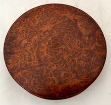 Early Victorian Amboyna Portrait Snuff Box, circa 1840.