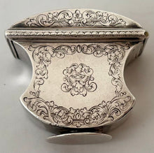 Early 18th Century Foliate Engraved Silver Box. Possibly Dutch, circa 1720.