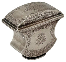 Early 18th Century Foliate Engraved Silver Box. Possibly Dutch, circa 1720.