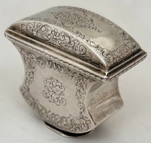 Early 18th Century Foliate Engraved Silver Box. Possibly Dutch, circa 1720.