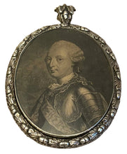 Joseph de Bourbon, Prince de Condé, Portrait Miniature in Silver Frame.