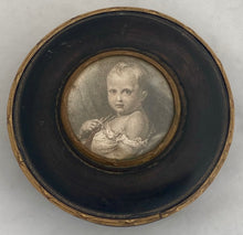 The Roi de Rome, Infant Son of Napoleon Bonaparte, Portrait Snuff Box. After Francois Gerard.