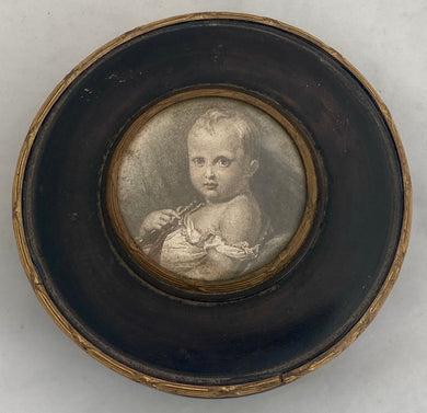 The Roi de Rome, Infant Son of Napoleon Bonaparte, Portrait Snuff Box. After Francois Gerard.