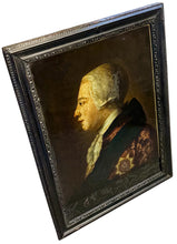 George III Reverse Glass Mezzotint Portrait. After Meyer & Purcell, circa 1760 - 1765.