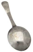 Mid 18th Century Scandinavian Silver Spoon, Foliate Engraved Flat Stem. 1 troy ounces.