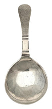 Mid 18th Century Scandinavian Silver Spoon, Foliate Engraved Flat Stem. 1 troy ounces.