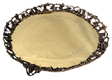 Colonel Sir Charles Edward Yate, Second Anglo-Afghan War Captured Gun Metal Salver. Circa 1880.