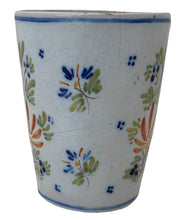 The Coronation of Napoleon Bonaparte Faience/Delft Tin Glaze Portrait Beaker.