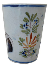 The Coronation of Napoleon Bonaparte Faience/Delft Tin Glaze Portrait Beaker.