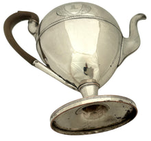 George III Vase Shaped Old Sheffield Plate Pedestal Coffee Pot, Circa 1780 - 1800.