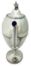 George III Vase Shaped Old Sheffield Plate Pedestal Coffee Pot, Circa 1780 - 1800.