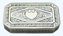 Austrian Silver Snuff Box, Lemberg circa 1810. Ex Élie de Rothschild. 4.0 troy ounces.
