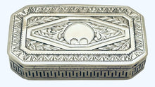 Austrian Silver Snuff Box, Lemberg circa 1810. Ex Élie de Rothschild. 4.0 troy ounces.