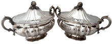 Sir John & Lady Smith, Pair of Early Victorian Silver Plated Soup Tureens, Elkington, Mason & Co. 1844.