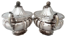Sir John & Lady Smith, Pair of Early Victorian Silver Plated Soup Tureens, Elkington, Mason & Co. 1844.