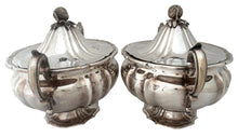 Sir John & Lady Smith, Pair of Early Victorian Silver Plated Soup Tureens, Elkington, Mason & Co. 1844.