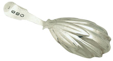 George III Silver Caddy Spoon. London 1817 Sarah Snatt.
