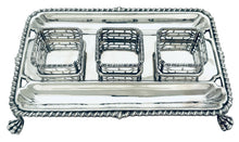 George III Silver Inkstand. London 1762 William Plummer. 12.3 troy ounces.