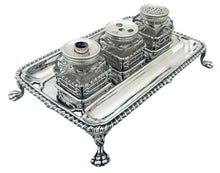 George III Silver Inkstand. London 1762 William Plummer. 12.3 troy ounces.
