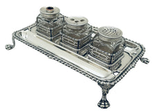 George III Silver Inkstand. London 1762 William Plummer. 12.3 troy ounces.