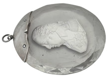 Louis XVIII Sulphide Portrait Cut Glass Roundel, After Desprez of Paris.