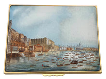 The 1806 River Thames Funeral Procession of Vice Admiral Lord Nelson, Enamel Box. After Daniel Turner.